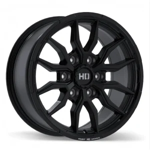 Fast HD – Grit – Black – 17″x8″ 24mm – Summer Wheels – F279-1780-83BT+24C061